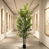 Articles de décoration de style chinois, plante en bambou artificiel, arbre artificiel, arrangements floraux pour événements, fêtes, Noël, mariages, cadeau d'anniversaire