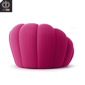 Nouveau Fauteuil Bulle Roche <span class=keywords><strong>Bobois</strong></span> <span class=keywords><strong>Design</strong></span> Rose Charmant Chaise Maison Détente Accoudoir Élégant Moderne Luxe Salon - Product Image 3