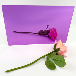 Màu gương ngói mới Tím Nhân đôi tấm Acrylic đầy màu sắc gương swatch handmade tùy chỉnh nghệ thuật <span class=keywords><strong>plexiglass</strong></span> - Product Image 3