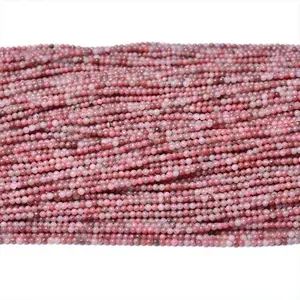 2mm 3mm Rhodonite Beads Round Red Stone Beads