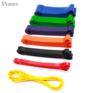 Banda de resistencia de látex de color personalizada al por mayor, diferentes niveles para entrenamiento corporal y entrenamiento de fuerza - Product Image 4
