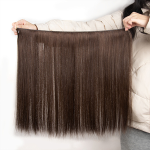 Siêu đôi rút ra nguyên liệu Nga tóc con người vô hình silicon <span class=keywords><strong>Micro</strong></span> Vòng vòng lặp phần mở rộng tóc xo đính cườm lỗ Thiên Tài sợi ngang - Product Image 1