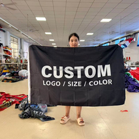 Drapeaux de pays en polyester personnalisés en gros, directement de l'usine : Irak, Ghana, Iran, Angleterre, Brésil, Haïti, drapeaux de football, bannières