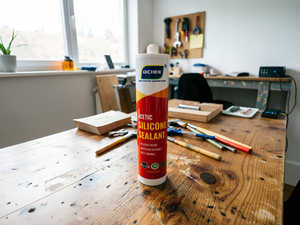 Sellador de Silicona Bajo en COV para Tableros de MDF, Tableros de Partículas, Tableros <span class=keywords><strong>OSB</strong></span>, Ensamblaje de Muebles, Ecológico - Product Image 1