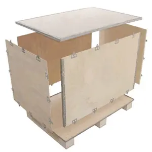 No nail foldable plywood custom wooden boxes