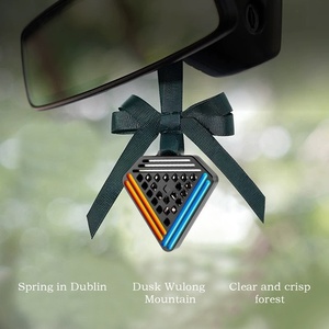 Diffuseur de <span class=keywords><strong>parfum</strong></span> pour voiture en alliage d'aluminium anodisé, triangle, gel solide, aromathérapie haut de gamme, <span class=keywords><strong>coffret</strong></span> cadeau - Product Image 6