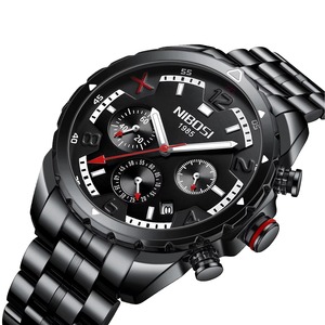 Reloj de Pulsera de Lujo para Hombre, de Acero Inoxidable, Diseño Elegante de Cuarzo, Esfera de Cristal, Último Modelo de Moda Ejecutiva - Product Image 1