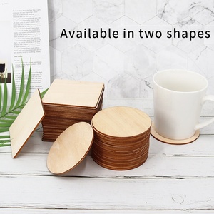 Vietnam Factory Classic Manufacture Custom 3MM Plywood Unfinished Wood <b>Coasters</b> <b>for</b> <b>Drink</b> - Product Image 4