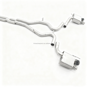 Tuyaux d'échappement Catback personnalisés en usine pour Maserati <span class=keywords><strong>Levante</strong></span> 2.0T 3.0T 3.8T Valves Silencieux Escape X-Pipe Système d'échappement Tuning - Product Image 2