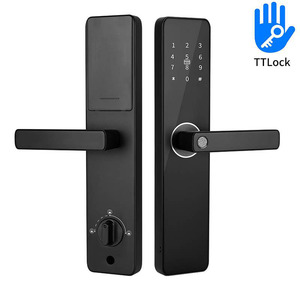 Tuya mật khẩu khóa cửa Electro Magnetic vân tay Cửa Khóa Door Knob với bàn phím keyles - Product Image 2
