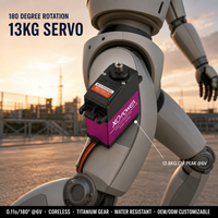 Servomoteurs à vendre XQ-POWER XQ-RS413 13KG Servomoteur numérique sans noyau pour robot, résistant à l'eau, 180 degrés, pour voiture RC 6V