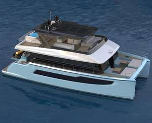 เรือยอร์ชแบบเชื่อมด้วยไฟเบอร์กลาส50ft หรูพร้อมเครื่องยนต์อินบอร์ด2x250แรงม้าสำหรับการขนส่งและการลาดตระเวน - Product Image 2