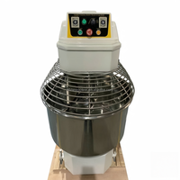 Mélangeur à spirale à vitesse réglable 30L 50L pour pâte à pain pita et tortillas, machine à pétrir pour boulangerie