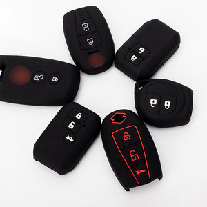 Auto 2 pulsanti telecomando portachiavi custodia in Silicone per Suzuki SX4 Swift <span class=keywords><strong>Vitara</strong></span> Liana Jimny Alto Ignis stima chiave shell di protezione - Product Image 5