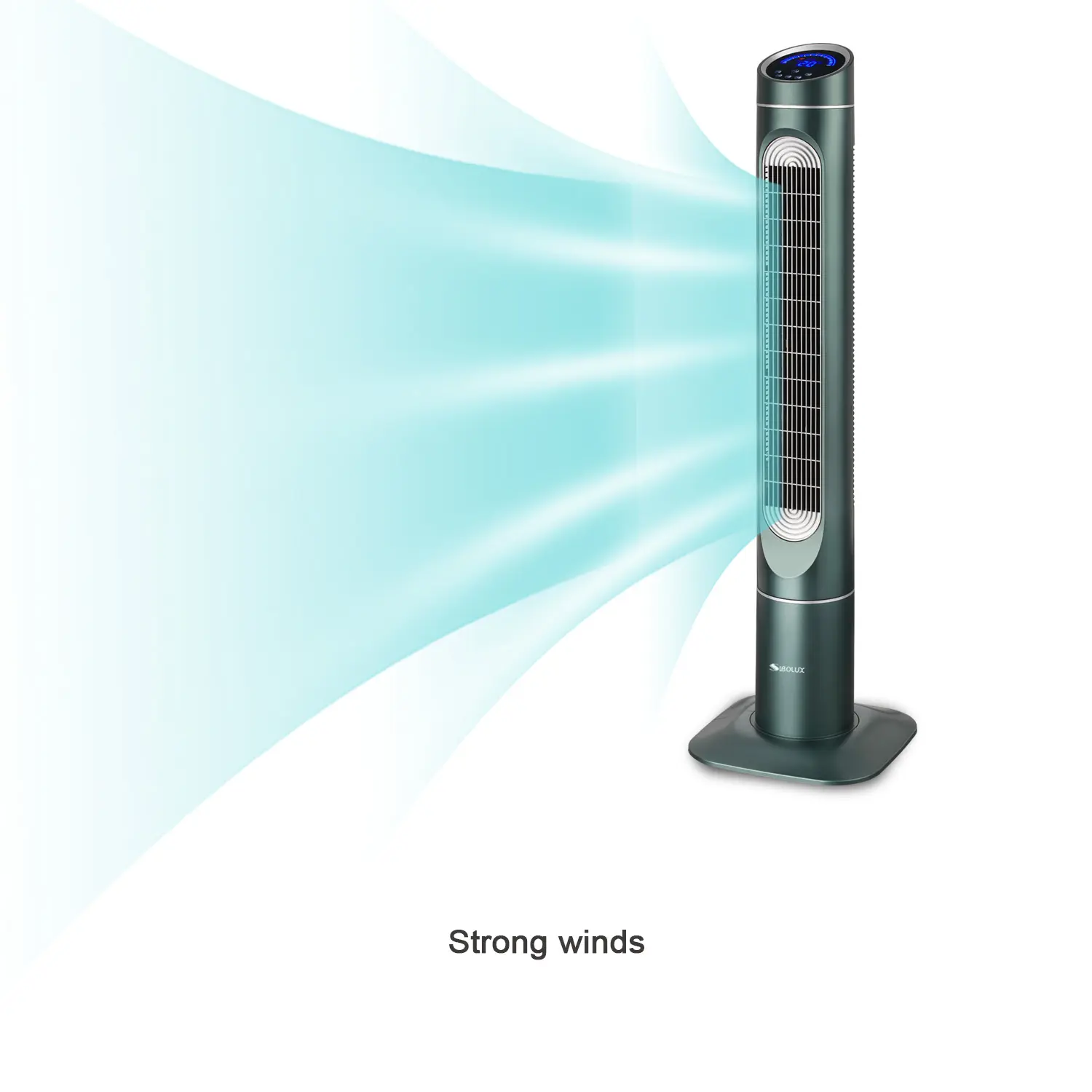 Ventilador de torre de refrigeración con Control remoto, Torre verde y Pedestal de 50 pulgadas, novedad, venta al por mayor