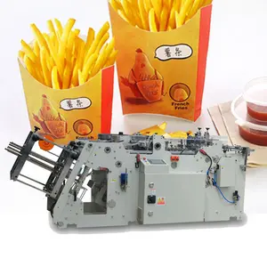 Érection à grande vitesse de boîte à pizza de frites de carton de papier duplex faisant la machine