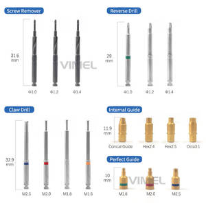 Emergency Dental Implant Abutment Removal <b>Tool</b> Kit with Broken Pin Steel and Resin Material for Central Implant Failure - Product Image 3