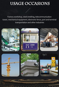 Sirena de alarma al aire libre y flash estroboscópico, luz led de seguridad industrial, tono personalizado, 220v, <span class=keywords><strong>380v</strong></span>, 24v, 12v - Product Image 3