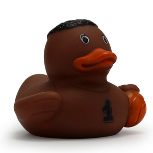 Giocattolo Anatra di Gomma a Forma di Pallone <span class=keywords><strong>da</strong></span> <span class=keywords><strong>Basket</strong></span>, Design Sportivo Bestseller, Logo Personalizzabile, Giocattolo <span class=keywords><strong>da</strong></span> Vasca - Product Image 6