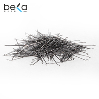 BEKA - Fibra de Acero Suelta con Extremos Curvados, Resistente al Fuego, para Grietas en Pisos de Concreto, Materiales de Construcción Modernos y Duraderos de Acero al Carbono