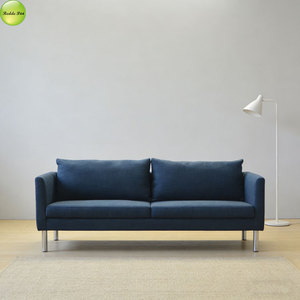 ReddeBoo, gran oferta, sofá <span class=keywords><strong>de</strong></span> tela nórdico para sala <span class=keywords><strong>de</strong></span> estar, sofá seccional Simple <span class=keywords><strong>de</strong></span> 2 plazas para apartamento, sofá Modular <span class=keywords><strong>de</strong></span> dos plazas 9006 - Product Image 4
