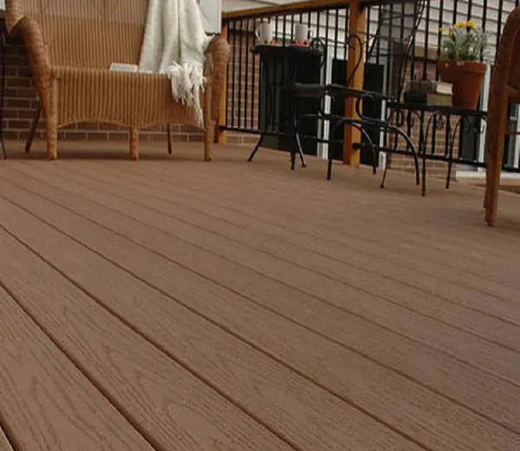 Pavimentazione in WPC per Decking composito goffrato impermeabile anticorrosione