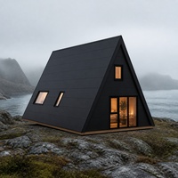 Maison en A-frame S780 de qualité supérieure, modulaire, pour projets de logement de destination Harbor Hill, fabrication professionnelle pour les développeurs