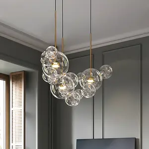 Hot Koop Luxe Trap Hanglamp Moderne Luxe Mouse Bubble Kroonluchter Glazen Bal Kroonluchters