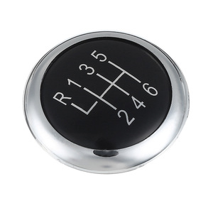 Car Gear <b>Knob</b> Aluminum Alloy 6-Speed Manual <b>Shift</b> Cover For Volkswagen Passat Black Rustproof - Product Image 1