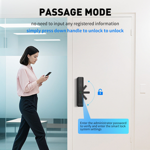 Khóa cửa thông minh Tuya Smart Life APP, khóa cửa chính, khóa cửa nhà thông minh, khóa vân tay, mật mã, thẻ từ, khóa điện tử, tay nắm khóa điện tử - Product Image 4