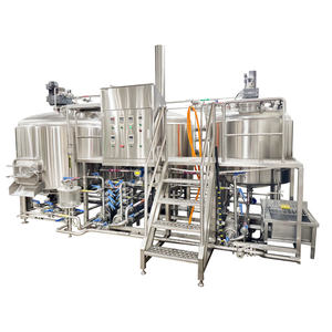 Équipement de brassage de bière artisanale en acier inoxydable 304 de 50 L, trois cuves, contrôle de la température, brasseries, microbrasseries, 3 ans - Product Image 2