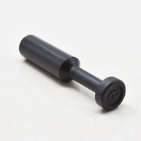 4 6 8 10 12 14 16mm PP noir partie pneumatique raccord de tuyau d'air bouchon de tube fileté en plastique bouchon d'extrémité de tube