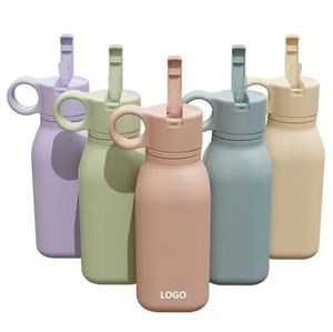 Vaso de Silicona para Bebés, Directo de Fábrica, Grado Alimenticio, Libre de BPA, Ecológico, con Pajita, para Niños Pequeños, para la Hora de Comer, para Bebés - Product Image 3