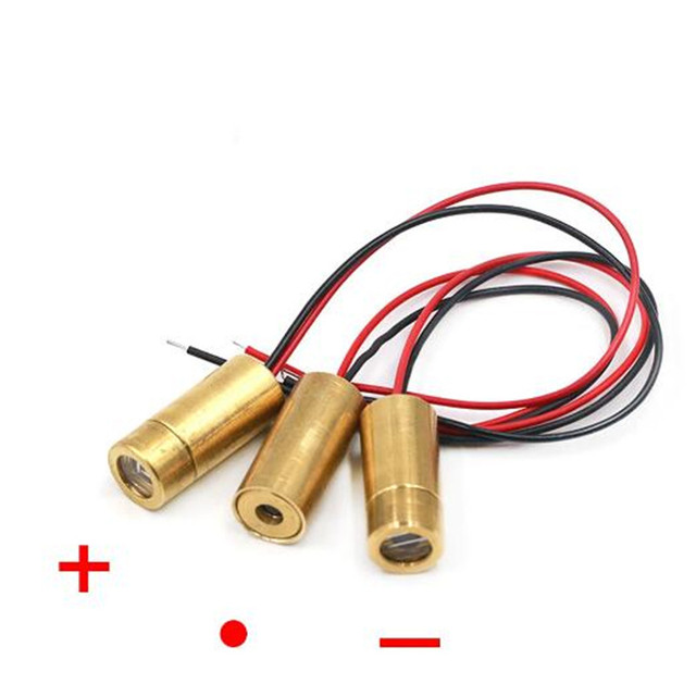 650nm 5mW 3V/5V 9mm Cross Line Dot 9*21mm Industrial MINI Laser Module Red Locate Laser Head LD Module Laser Medical positioning