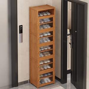 Multi Layer <b>Shoe</b> <b>Rack</b> Dustproof <b>Narrow</b> Space Saving Storage Cabinet For Entryway - Product Image 2