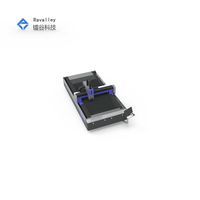 Machine de découpe laser à fibre de type portique Ravalley 3015 1500W - Contrôle CNC avec fonction automatique pour le traitement des tôles métalliques