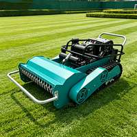 Tondeuse à gazon industrielle 22HP 420cc la plus vendue avec télécommande sans fil, moteur diesel/essence et composants essentiels