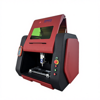 Machine de découpe laser à fibre mini de bureau - Refroidie par eau, découpeuse automatique de tôles CNC, nouveaux composants HIWIN WSX, DWG, facile à utiliser