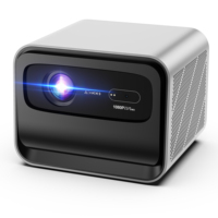 Vente en gros de projecteur de film Google Tv intelligent haute luminosité DLP écran de film de cinéma extérieur 3D avec support projecteur professionnel