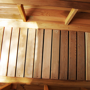 Kits de sauna à vapeur de tradition finlandaise de baril d'usine de la Chine, <span class=keywords><strong>cabane</strong></span> extérieure de sauna de cèdre - Product Image 3