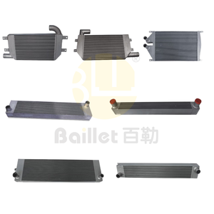 Bagian mesin ekskavator Intercooler aluminium untuk Volvo <span class=keywords><strong>Komatsu</strong></span> Kobelco Doosan bagian hidrolik pendingin Inter - Product Image 3