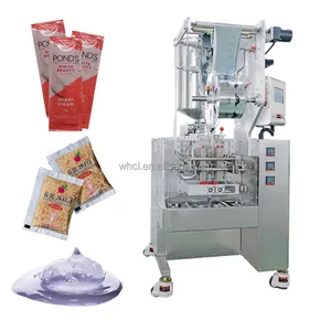 VFFS Automatic 4 Sides Seal Ketchup Paste Chili Dipping Sauce Cream Filling Stick Sachet Packing Packaging Machine