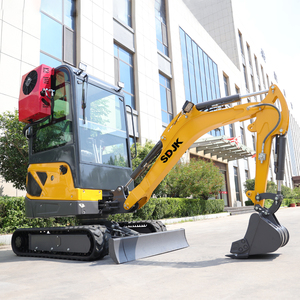 Envío Gratis, Mini Excavadora Hidráulica SDJK de 1, 2 y 3.5 Toneladas, Motor y Bomba con Certificación CE Euro5 EPA - Product Image 6