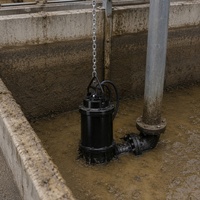 Bomba sumergible avanzada de hierro fundido para aguas residuales, bomba de agua sucia de alta resistencia, tratamiento de agua para fuentes públicas y estanques