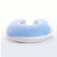 Oreiller de voyage en mousse à mémoire de forme, oreiller d'avion pour soutien de la tête, oreiller en Gel pour avion, voiture et maison, utilisation inclinable