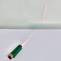 Module laser à ligne rouge de forme irrégulière à fond plat <1mW, taille mini, 4 piles LR44, interrupteur marche/arrêt, ligne parallèle et perpendiculaire