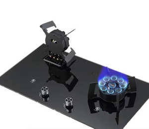 Kompor Gas 2 tanam, kompor Gas rumah tangga, perlengkapan memasak, kompor Gas bawaan - Product Image 1