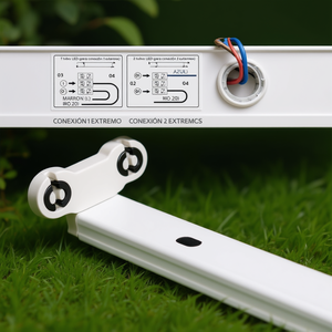 Kit di Connessione a 2 Lati per Tubo LED T8 da 120 Cm per Illuminazione - Product Image 3