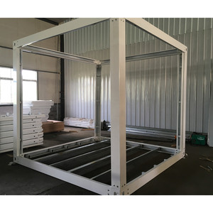 20ft 40ft di động đúc sẵn Cấu trúc thép di động phẳng gói đóng mở prefab vận chuyển kim loại container nhà khung - Product Image 4