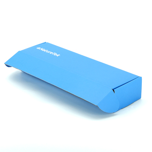 Boîtes d'expédition en papier personnalisées, robustes, bleues, avec logo imprimé, en gros, à bas prix, pour la logistique - Product Image 6
